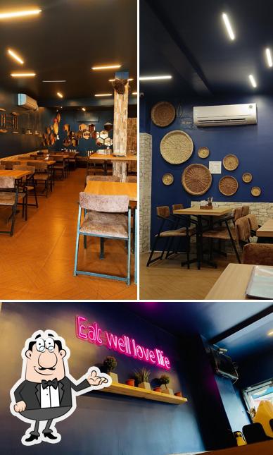 The interior of Delhi Grill