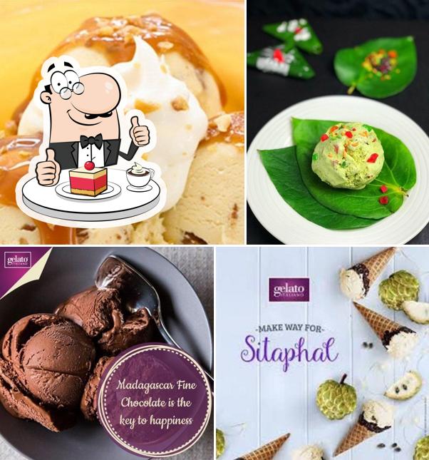 Gelato Italiano provides a variety of desserts