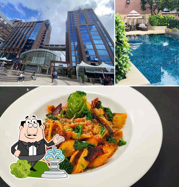 The picture of Le Bistro’s exterior and food