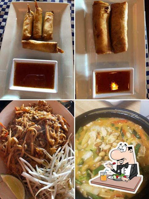 Food at Papaya Salad Thai Food Restaurant