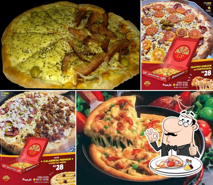 Peça pizza no GP Pizzaria 