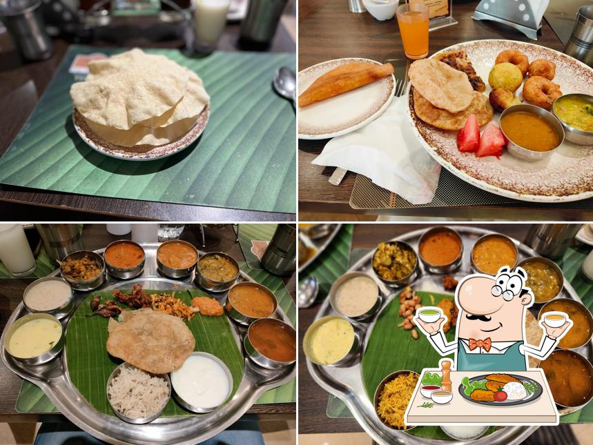 Meals at Plantain Leaf Restaurant, Tirupati