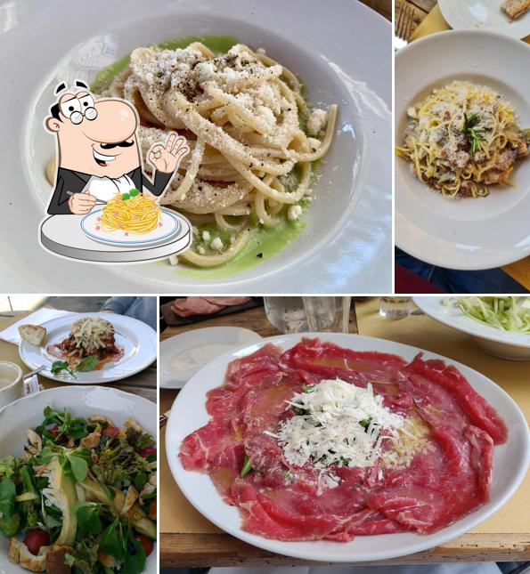 Spaghetti alla carbonara al Il Sorpasso