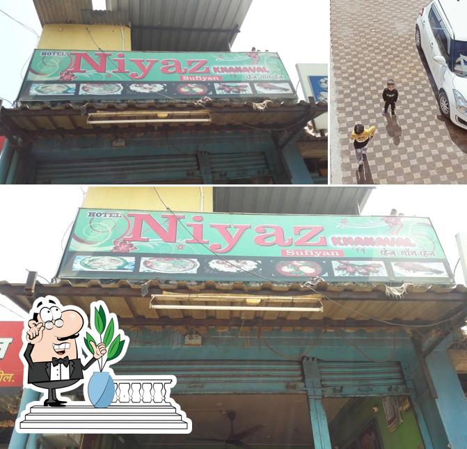 The exterior of Hotel Niyaz Khanaval