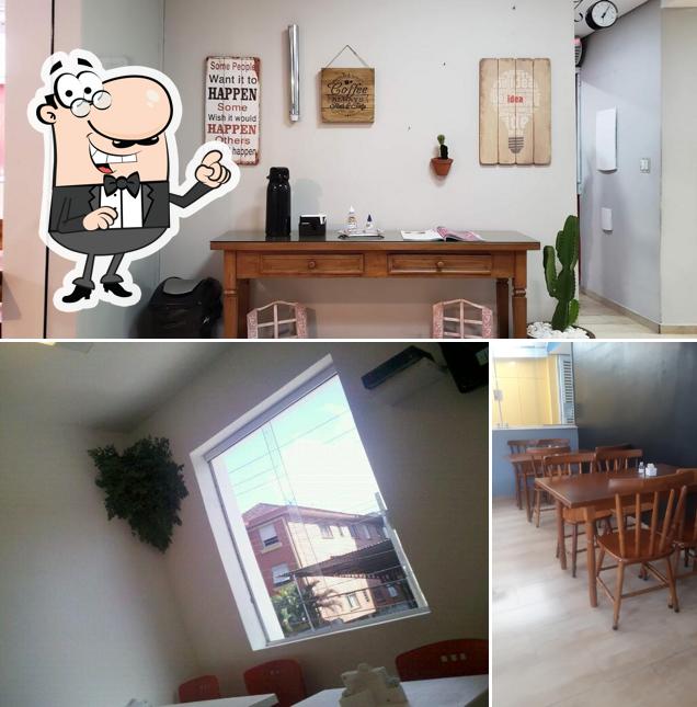 O interior do Le Chef Santos