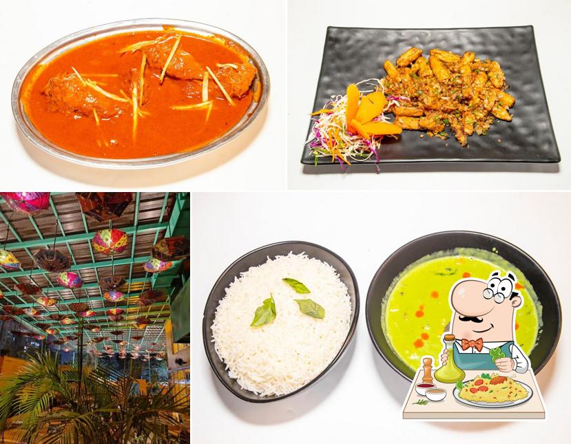 Food at Taaareef Restaurant and Bar
