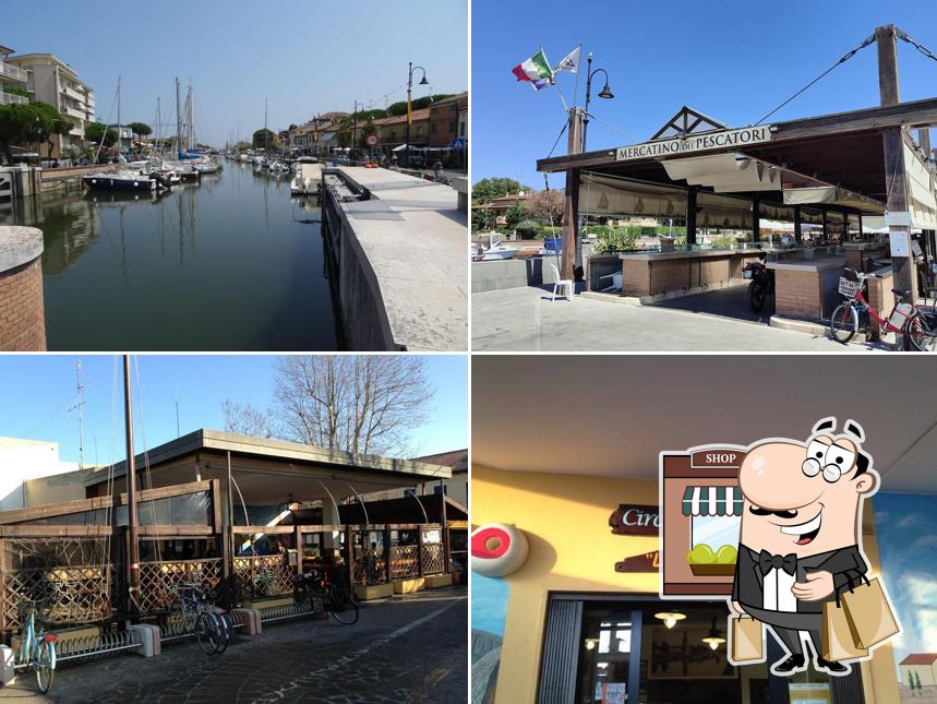 Puoi goderti l'aria fresca da seduto all'esterno di Ristorante La Pantofla Circolo Pescatori