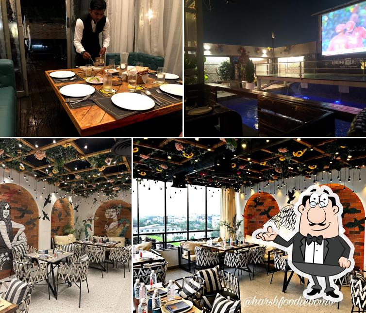 Take a seat at one of the tables at Urban Deck Tapas & Taproom