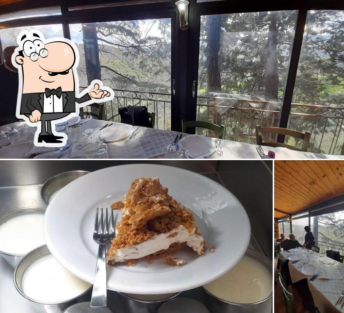 Questa è la foto che raffigura la interni e cibo di Al Vecchio Ulivo