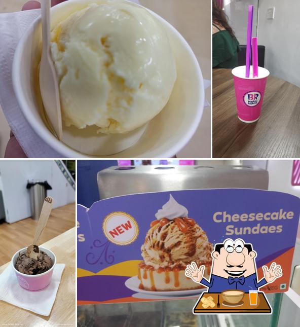 Food at Baskin Robbins, Candolim Calangute Road