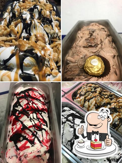 Eis-Insel offre une variété de plats sucrés
