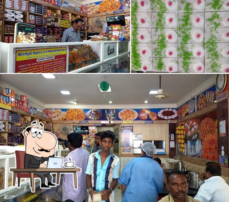 The interior of Krishna Sweets & Bakeries