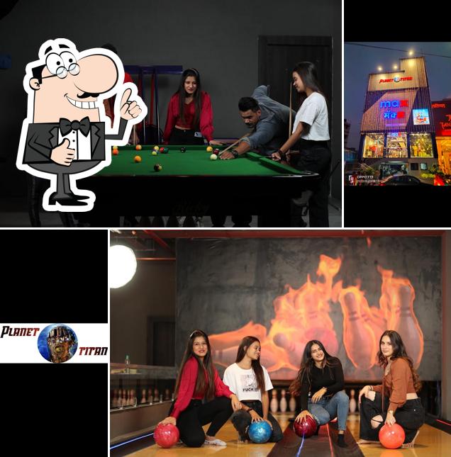 Look at the picture of Planet Titan