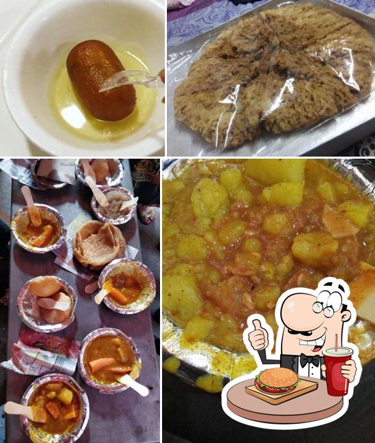 Order a burger at Kedarnath Prem Chand Halwai