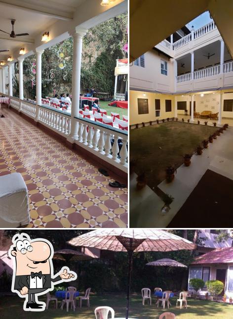 The interior of Jai Niwas Hotel