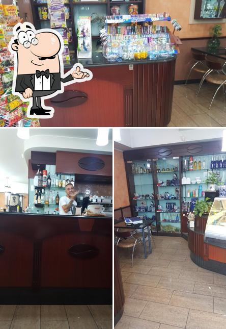 Gli interni di Caffetteria tre Venezie