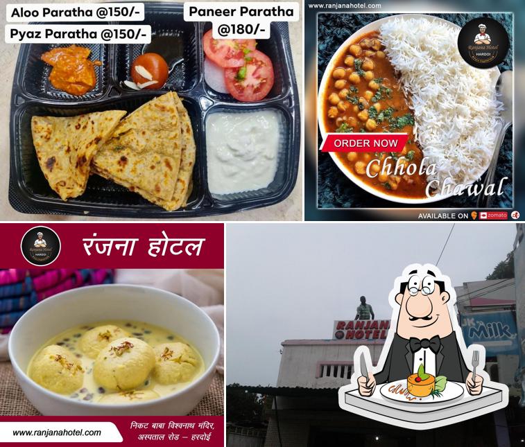 Food at Ranjana Hotel