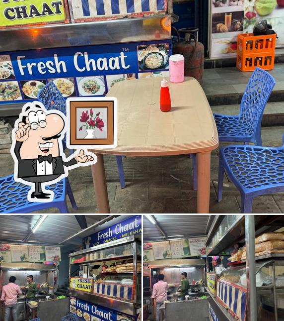 The interior of Fresh chaat
