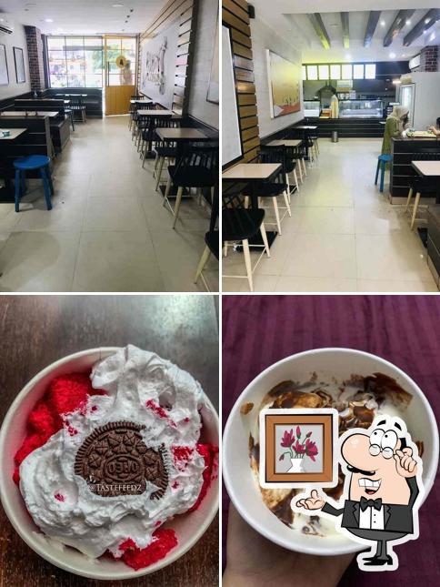 The interior of Polar Bear Ice Cream Sundaes - Art of Living