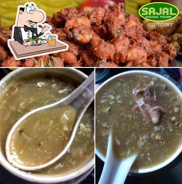 Food at Sajal's Chicken Pakora