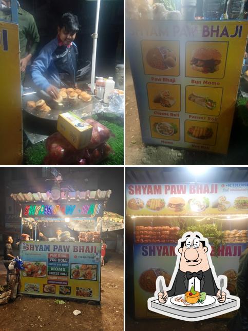 Food at Shyam Paw Bhaji