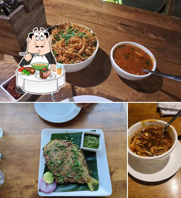 Hot and sour soup at The Wharff Restaurant