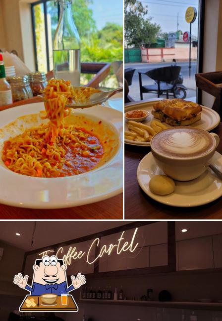The restaurant's food and beverage
