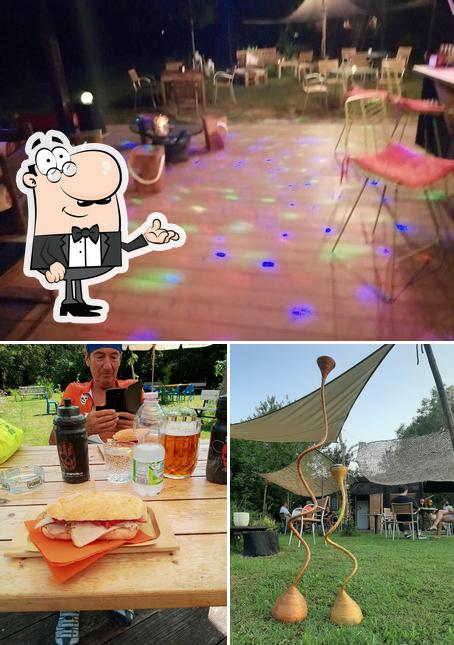 La immagine della interni e sandwich di Camporea