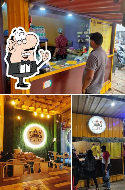 The interior of Chicken Mafia