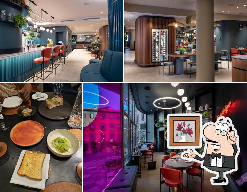 Gli interni di FLAMEL Restaurant & Mixology Bar