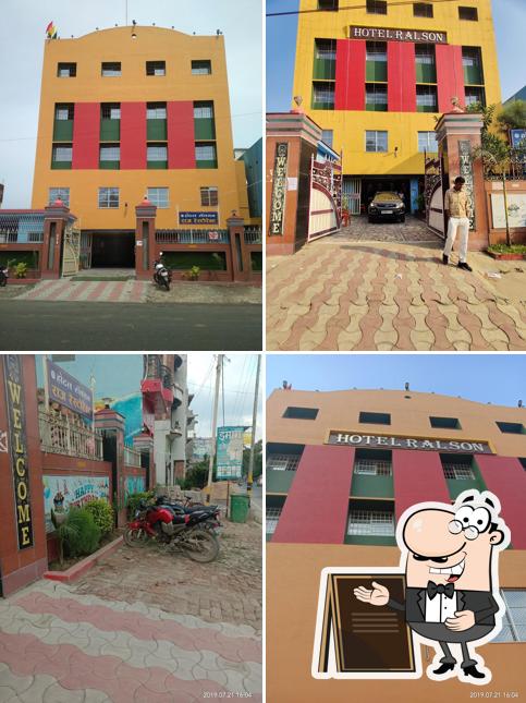 Check out how Hotel Ralson & Raj Restaurant looks outside