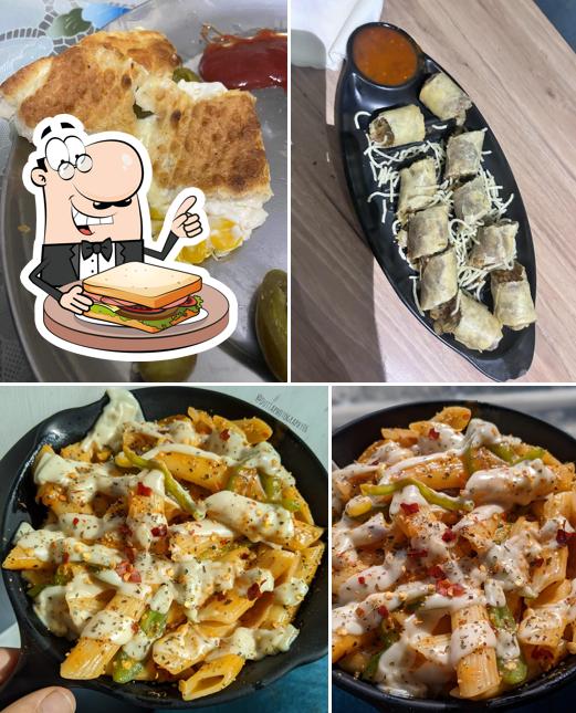 Grilled cheese sandwich at Hungry Hub