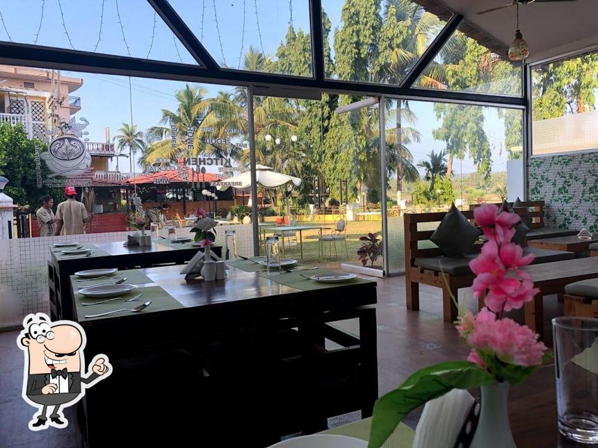 Take a seat at one of the tables at Lakefield Restaurant