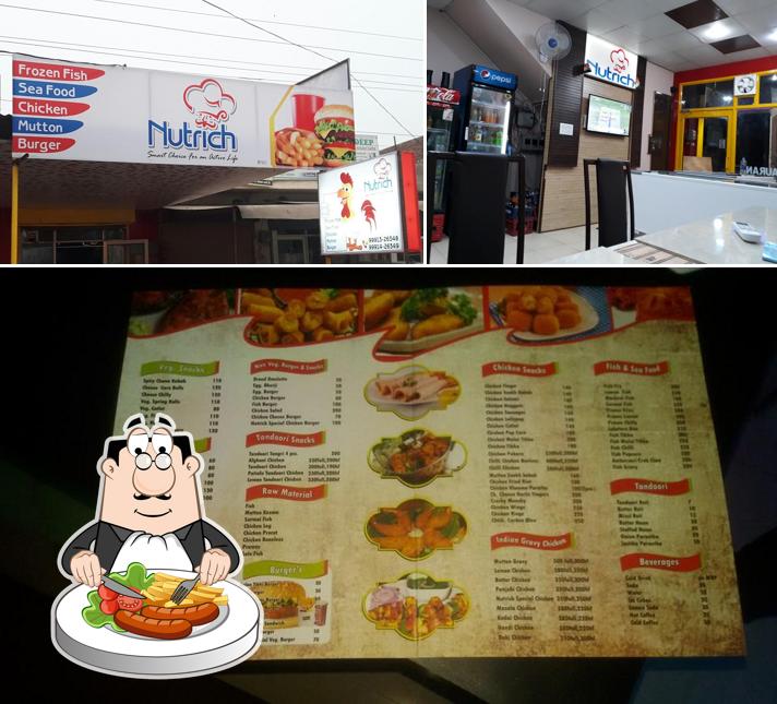 Food at Nutrich Restaurant