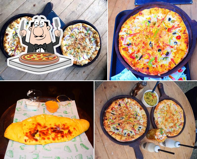 At Pizza Hood, you can try pizza