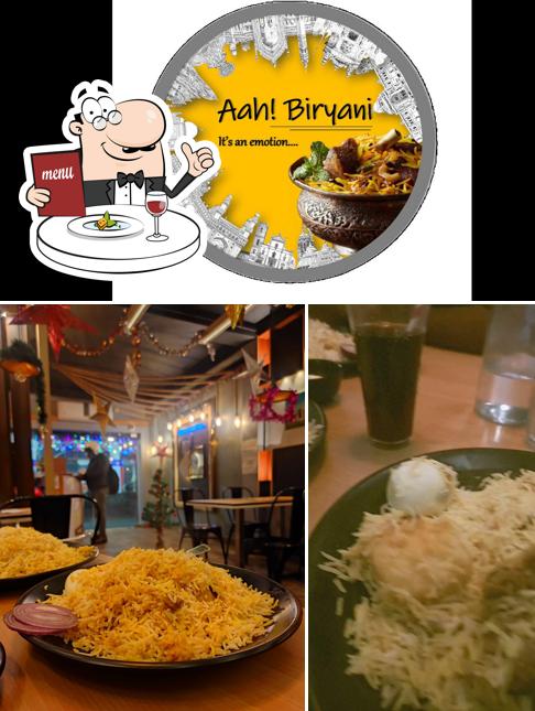 Food at Aah Biryani
