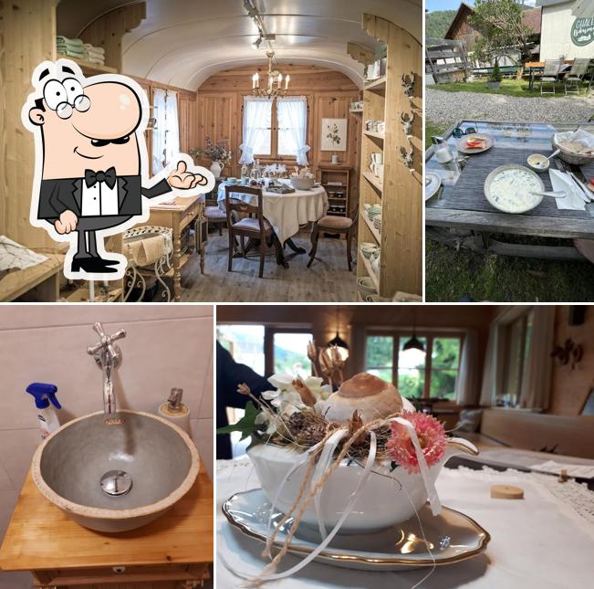 Gli interni di Chalet Bäumig