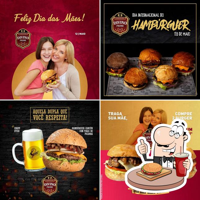 Divino Prime Hamburgueria provê uma seleção de opções para os amantes dos hambúrgueres