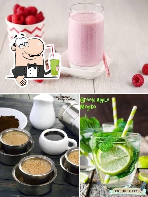 Enjoy a beverage at Drink N Bite