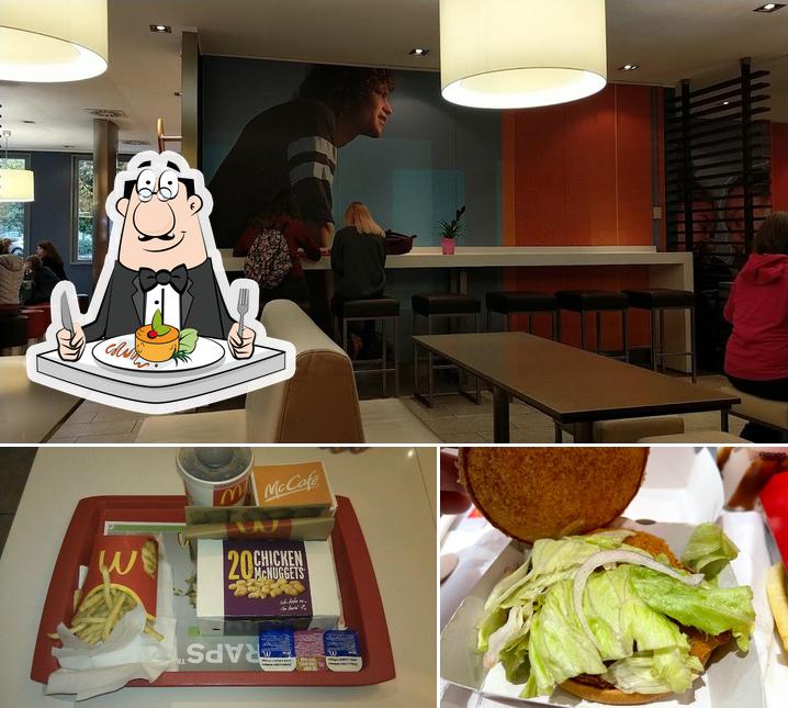 McDonald's si caratterizza per la cibo e interni
