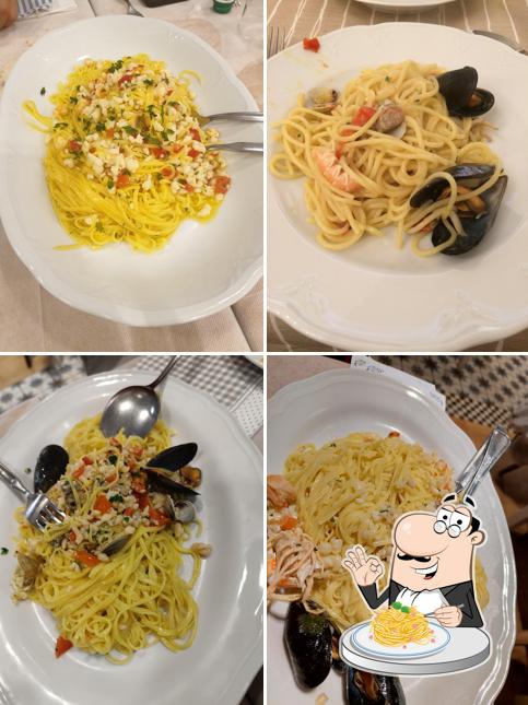 Spaghetti alla carbonara al Ristorante Perotti