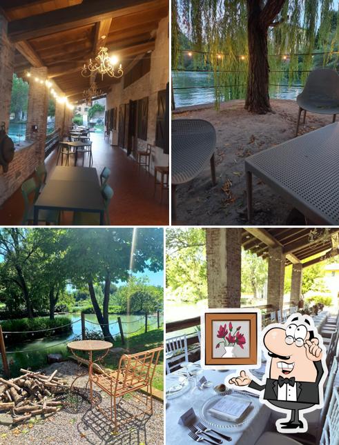Gli interni di Bistrot & Pizzeria Villa dei Mulini
