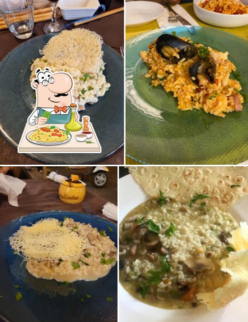 Risotto al Ristorante al gambero rosso