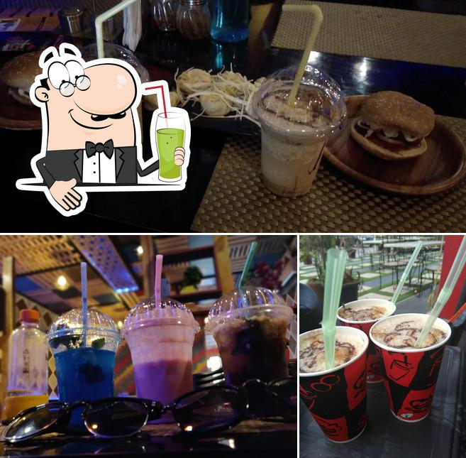 Enjoy a drink at Vandeys cafe