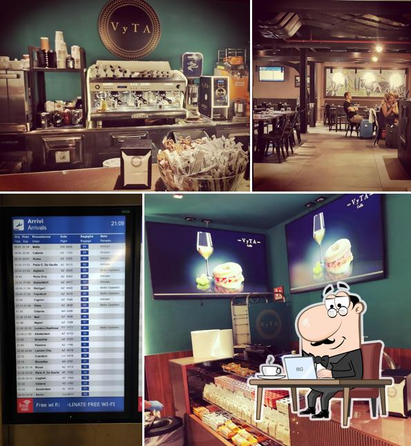 Gli interni di Vyta Caffè - Milano Linate