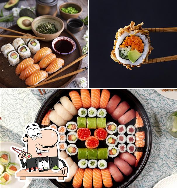 Prova le varie opzioni di sushi