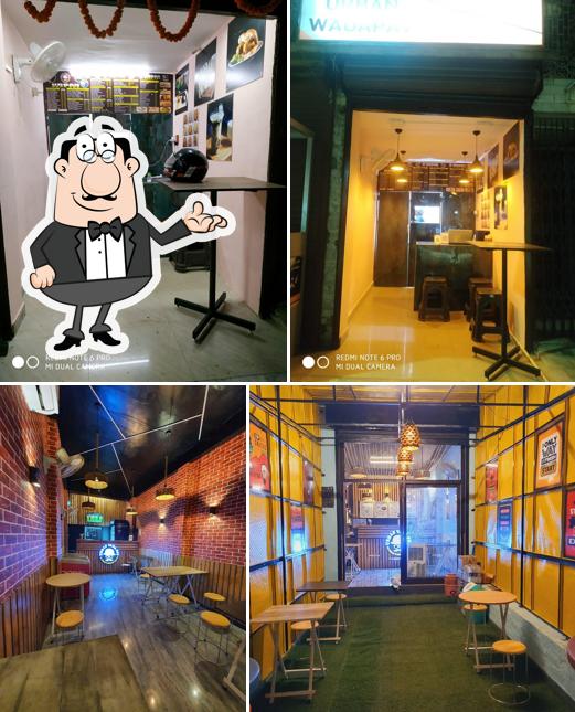 The interior of Urban Vada Pav