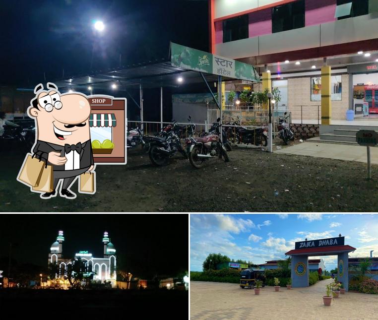 You can get some fresh air at the outside area of Zaika Dhaba