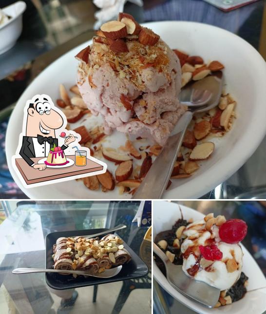 Order one of the sweet dishes