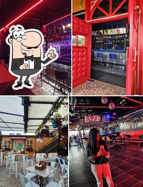 The interior of 18 Bodyguard Rooftop & Skybar